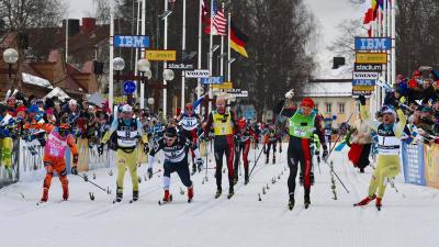Илья Черноусов финишировал шестым в лыжном марафоне Васалоппет в Швеции